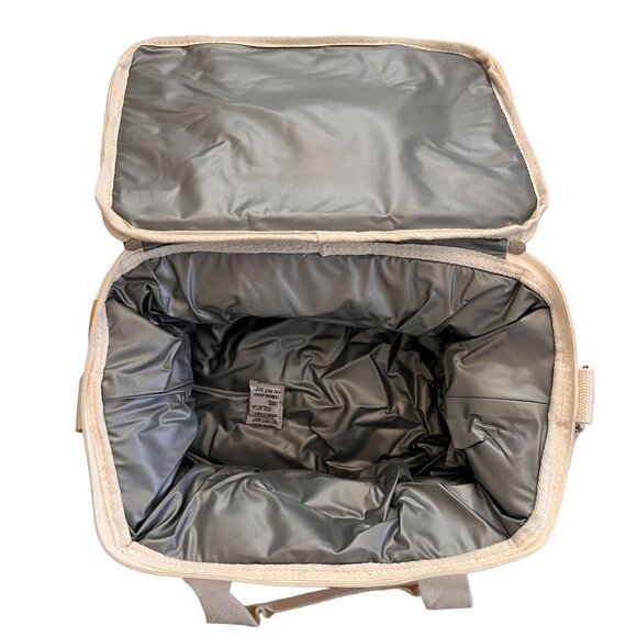 Business and Pleasure The Holiday Cooler Bag FFF Yellow Stripe Lunch - Picture 6 of 15